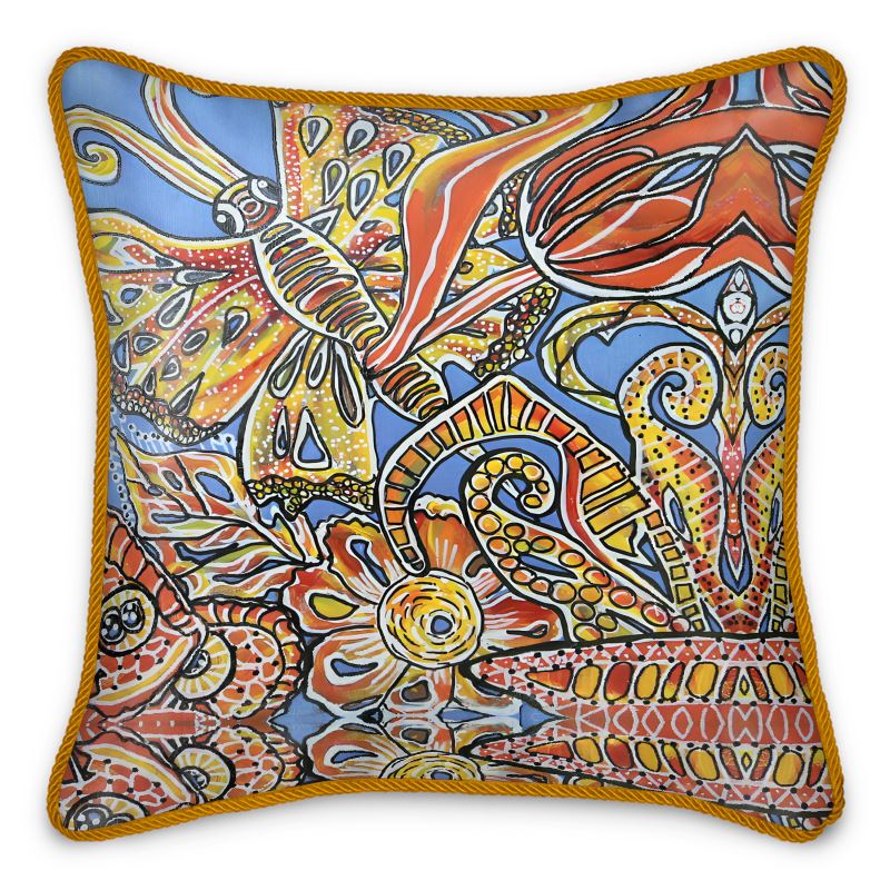 Designer Silk Cushions  -AW/2b