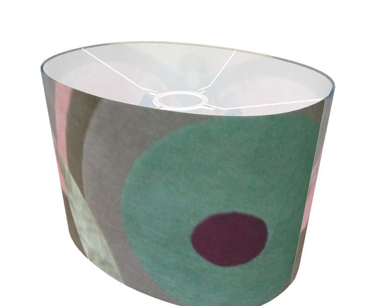 Designer Drum Lampshade  - Circling Orbs/AIK